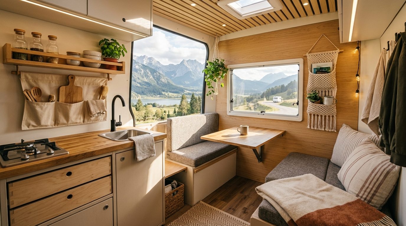 Secrets pour optimiser l’espace dans votre camping-car et voyager l’esprit léger